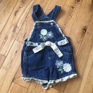 Girls Overall Shorts